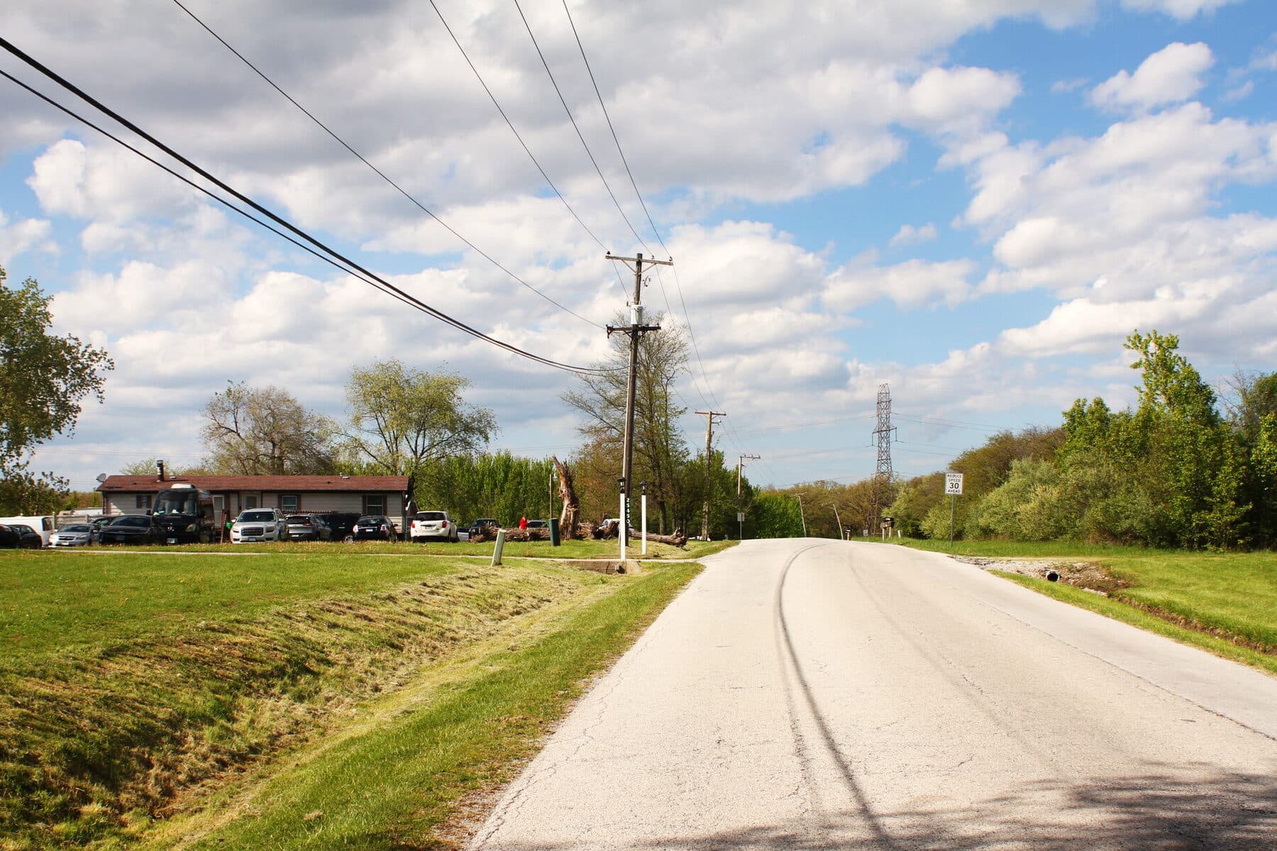 The ground at golden hour — Crete, Illinois
