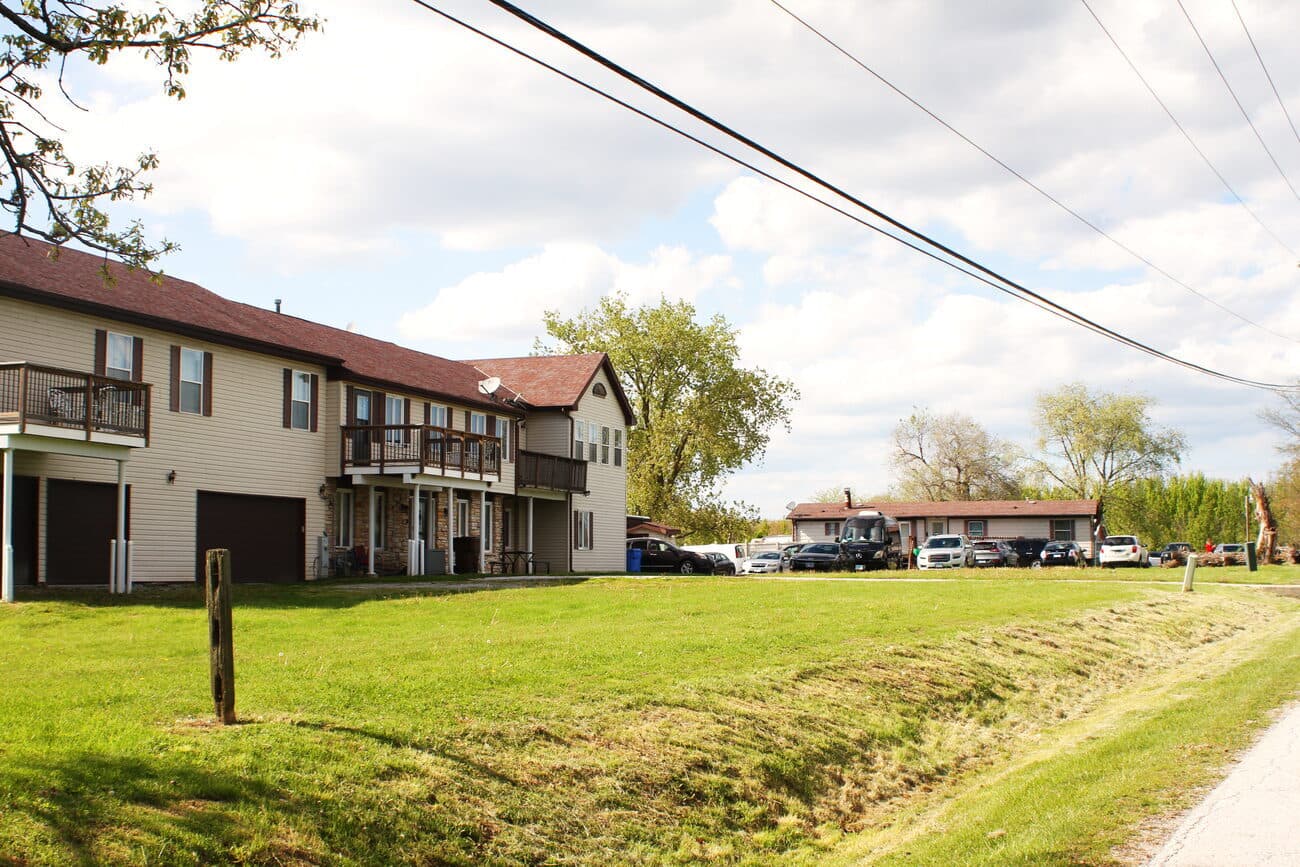 The land — 14 acres in Crete, Illinois